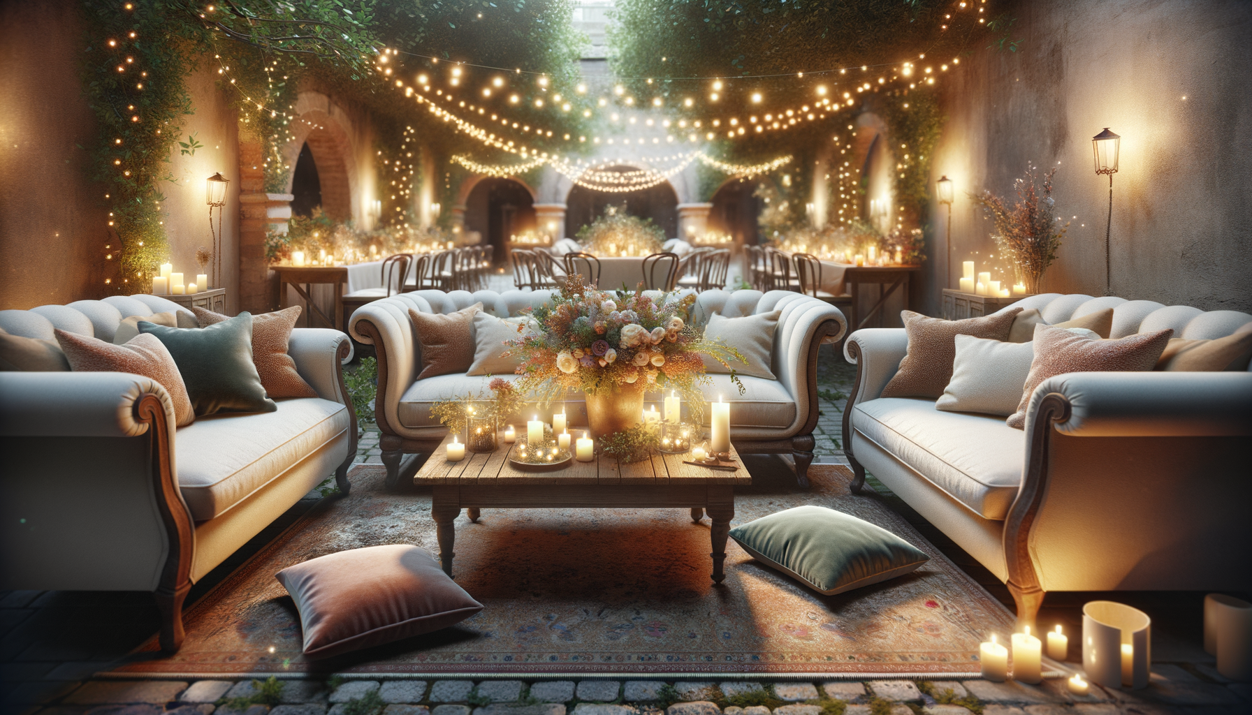 How to Create Cozy Lounge Areas at Your Wedding with Rentals